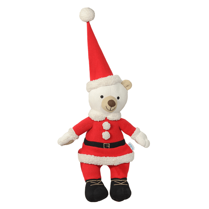 Pluchi Santa Bear - Cotton Knitted Stuffed Soft Toy