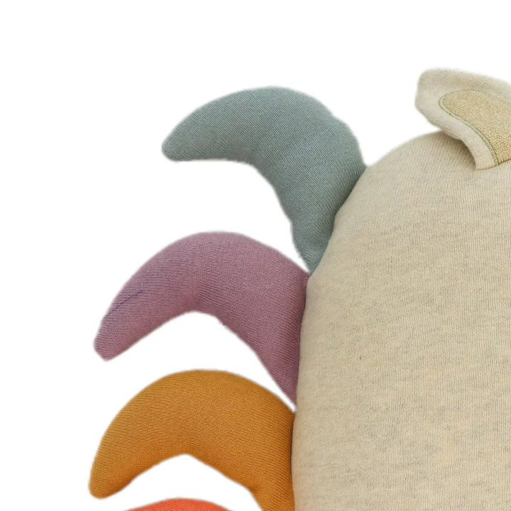 Pluchi Sweet Unicors Cotton Knitted Stuffed Soft Toy - Tuscansun Mustard &amp; Black
