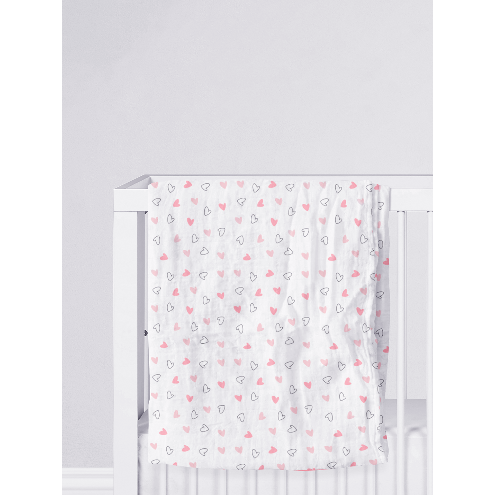 The White Cradle Swaddle Wrap - 100% Organic Cotton