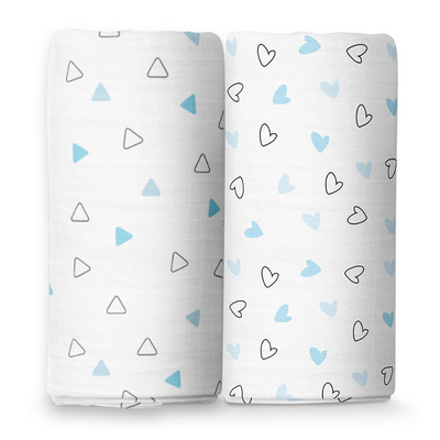 Blue Hearts & Triangles