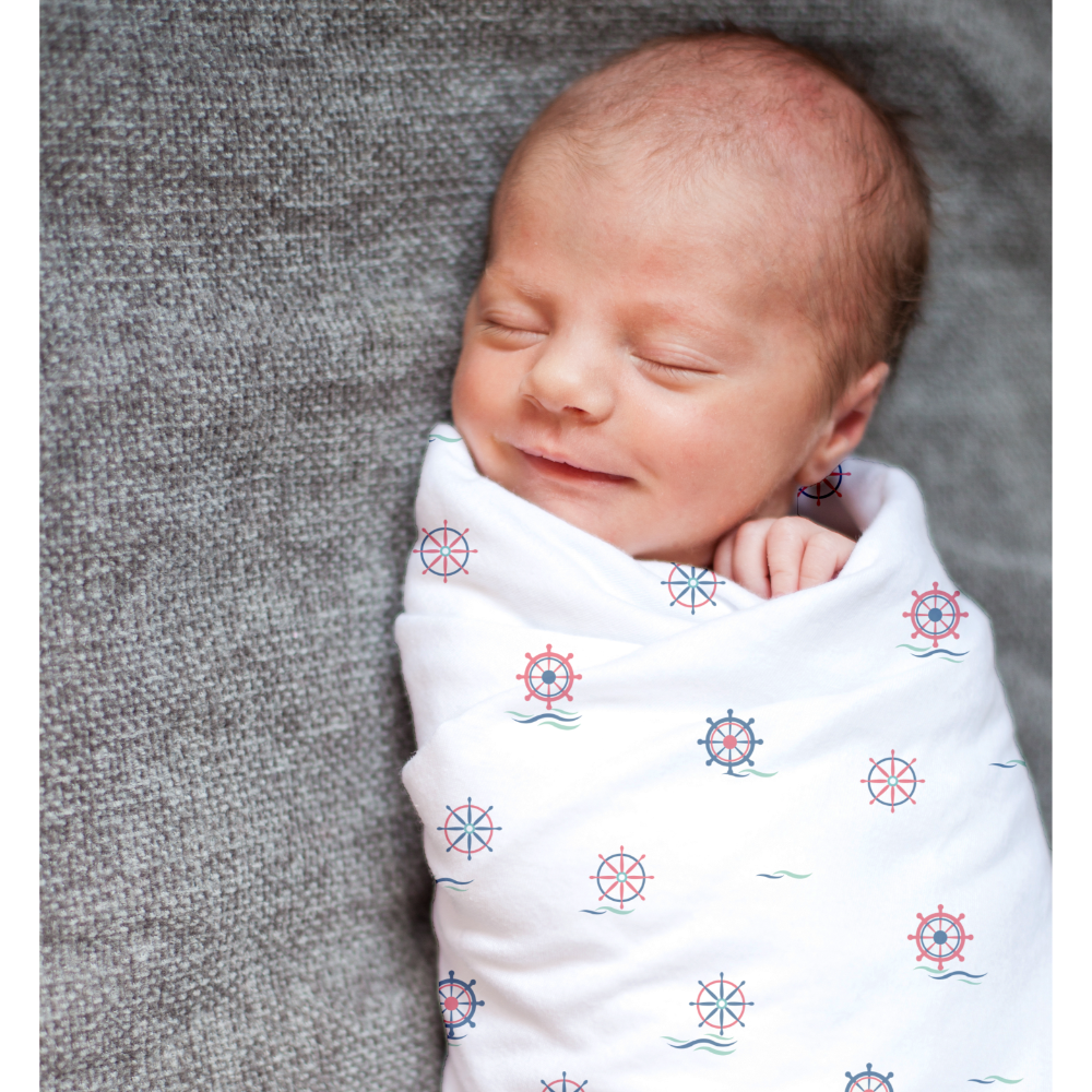 The White Cradle 100% Organic Cotton Swaddle Wrap (Pack of 3)