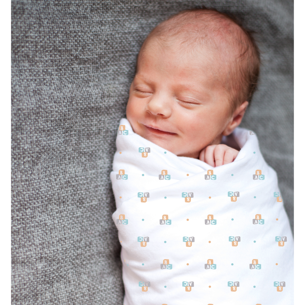 The White Cradle 100% Organic Cotton Swaddle Wrap (Pack of 3)