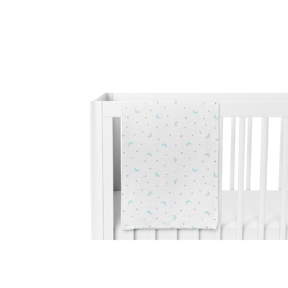 The White Cradle Baby Nursery Swaddle Blanket Wrap 2pcs