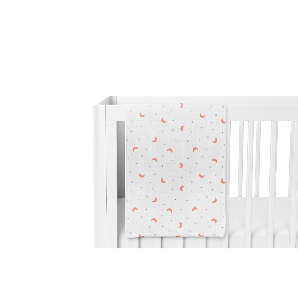 The White Cradle Baby Nursery Swaddle Blanket Wrap 2pcs