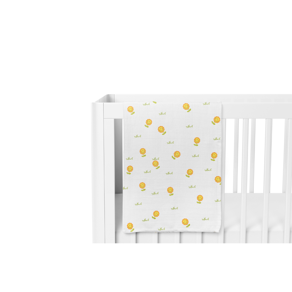 The White Cradle 100% Organic Cotton Baby Swaddle (Pack of 2)