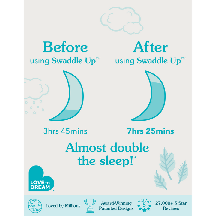 Love to Dream Swaddle Up™ - 0.2T - Stretch Cotton - White Space
