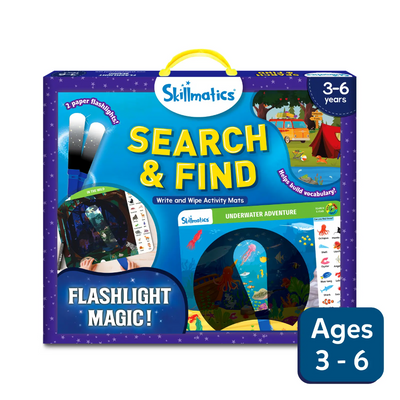 Skillmatics Preschool Learning Activity - Search and Find Flashlight Magic