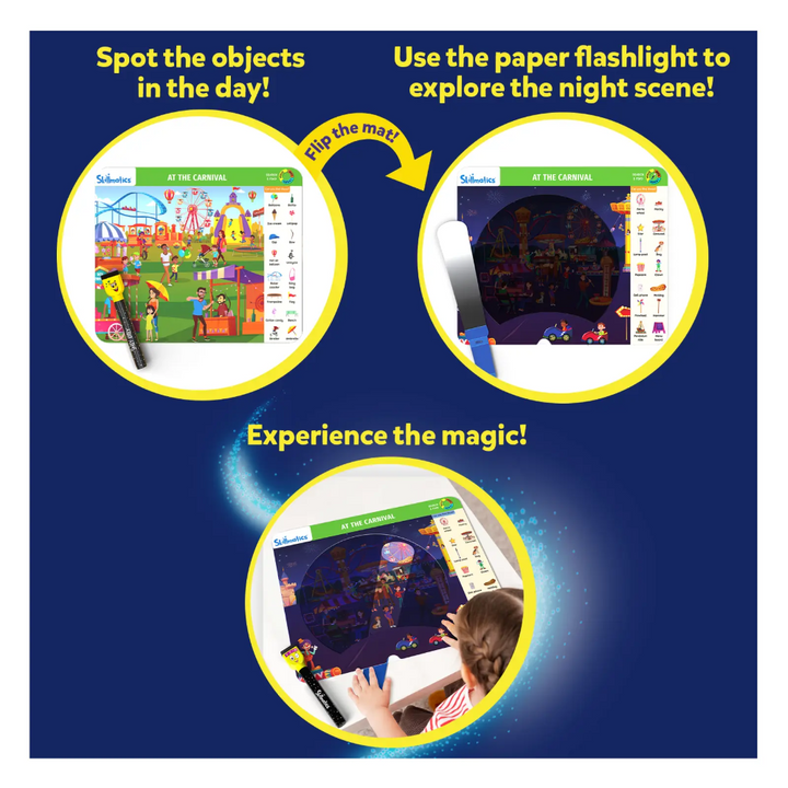 Skillmatics Preschool Learning Activity - Search and Find Flashlight Magic