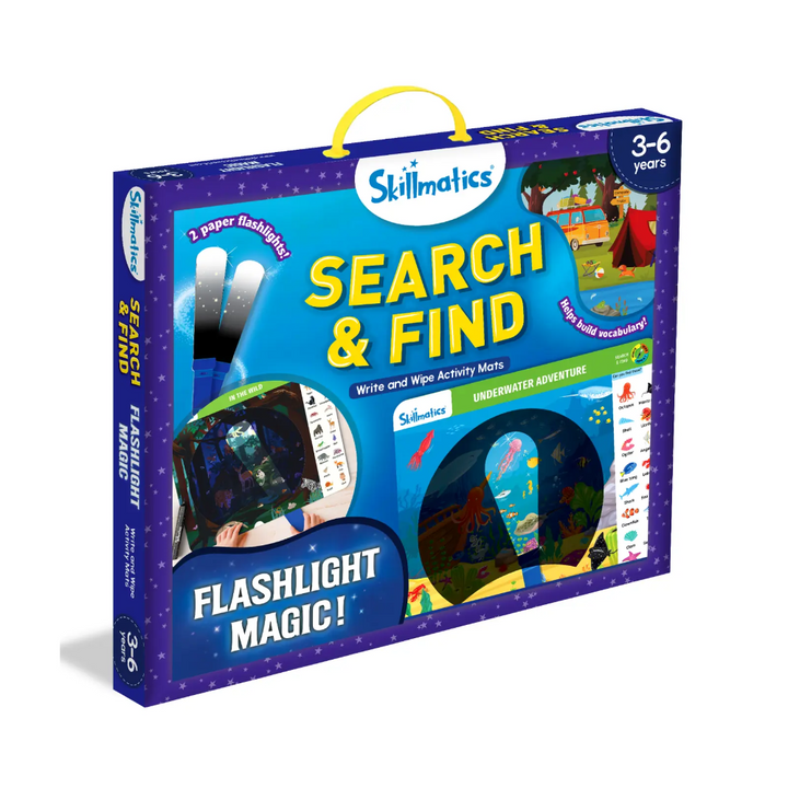 Skillmatics Preschool Learning Activity - Search and Find Flashlight Magic