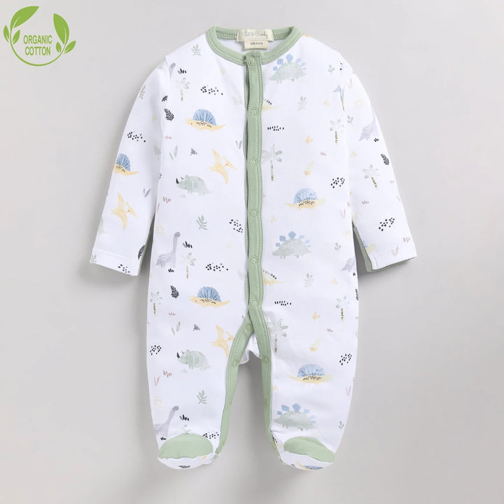 Cot &amp; Candy Baby Organic Footed Sleepsuit - Diano