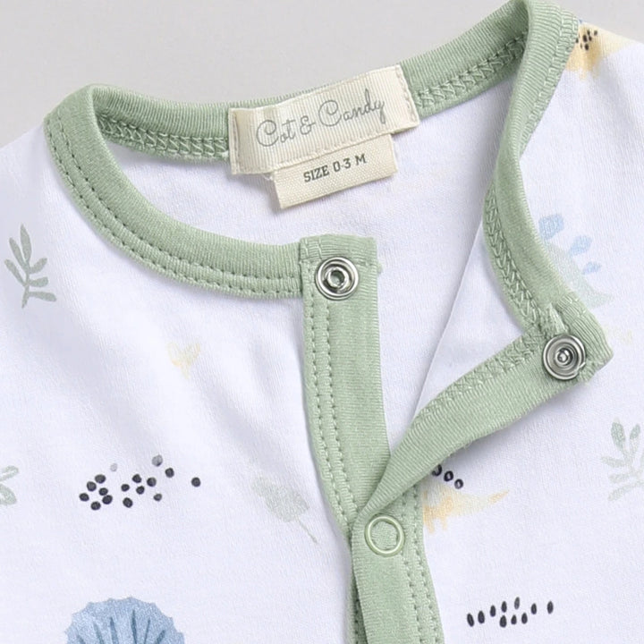 Cot &amp; Candy Baby Organic Footed Sleepsuit - Diano