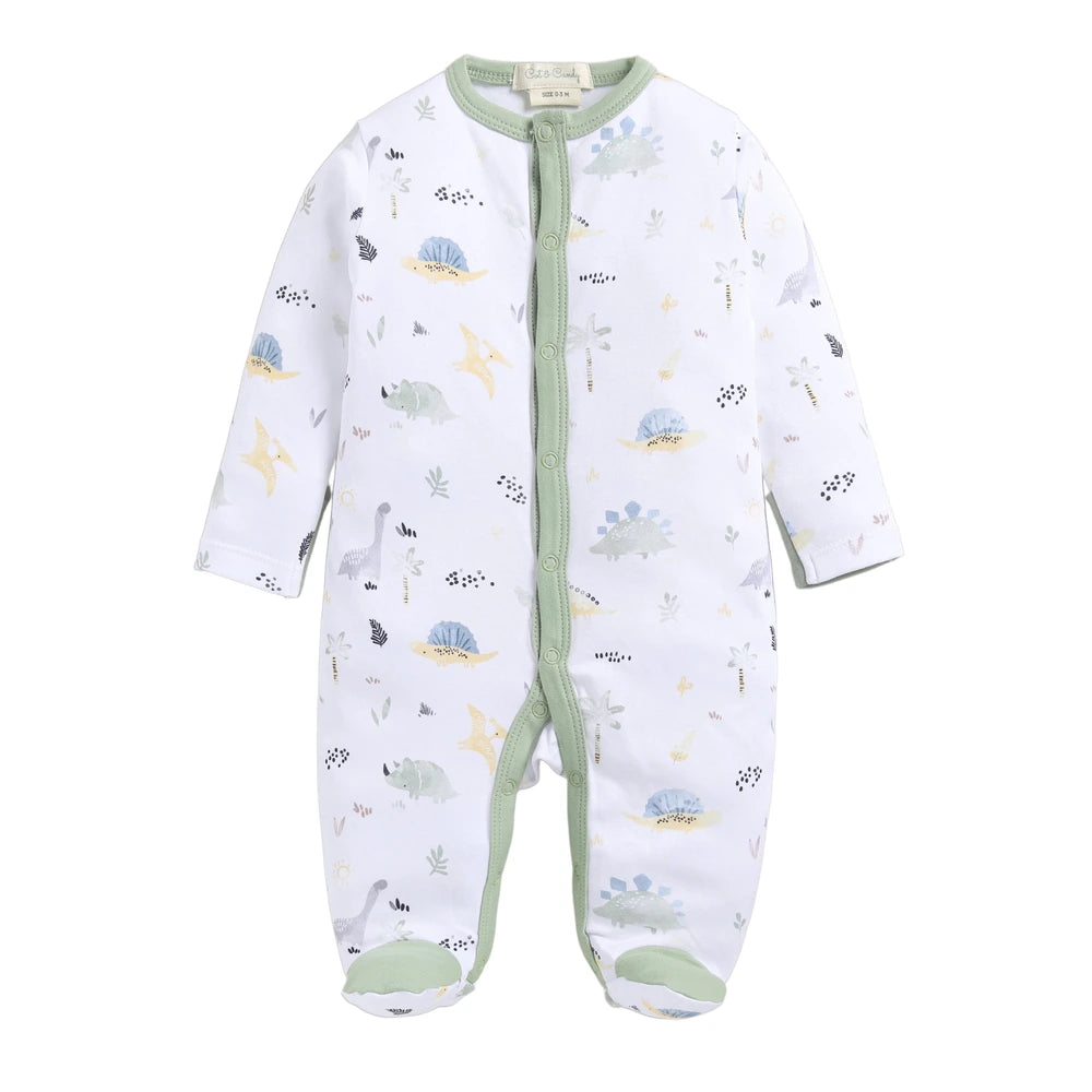Cot &amp; Candy Baby Organic Footed Sleepsuit - Diano