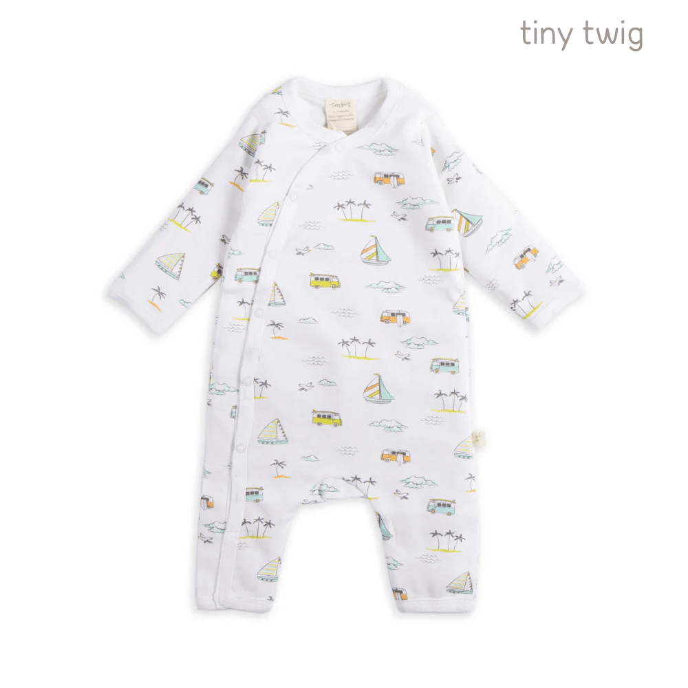 Tiny Twig Snapsuit Sail Boat
