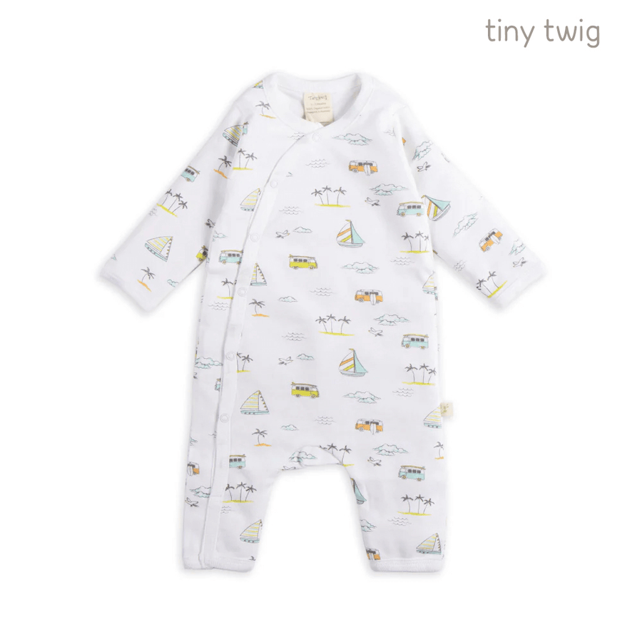Tiny Twig Snapsuit Sail Boat