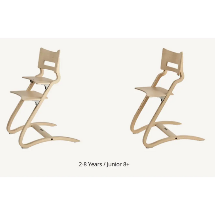 Leander Classic Highchair Set – Includes Safety Bar &amp; Tray (Whitewash)