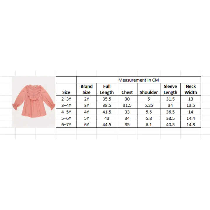 Early Sunday Lauren Blouse For Girls - Blush