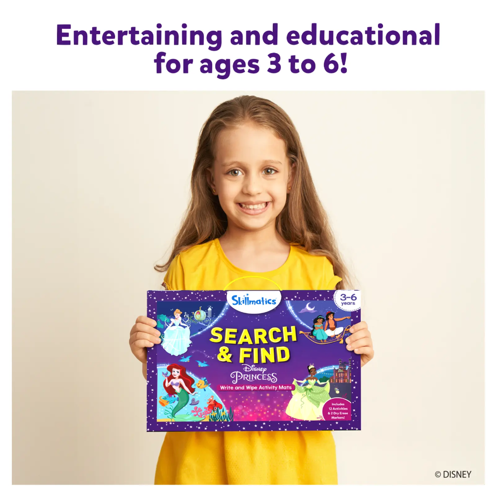 Skillmatics Preschool Learning Activity - Search and Find Disney Princess