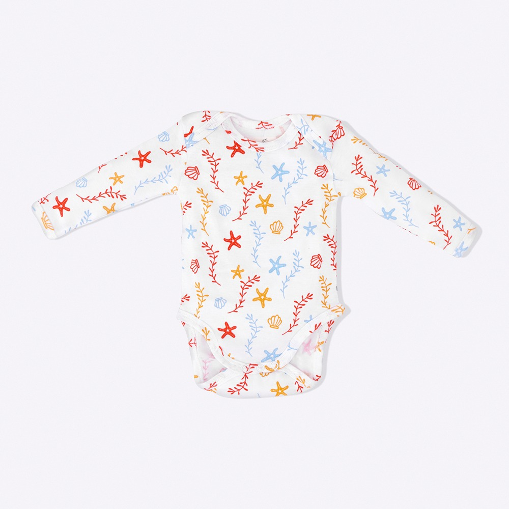 Cotton Bug Full Sleeves Romper Set of 3 - Sea World