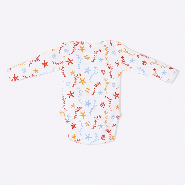 Cotton Bug Full Sleeves Romper Set of 3 - Sea World