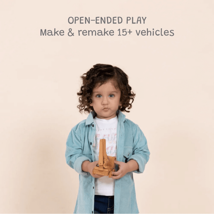 Jugo Play Magnetic Build-It Construction Vehicles