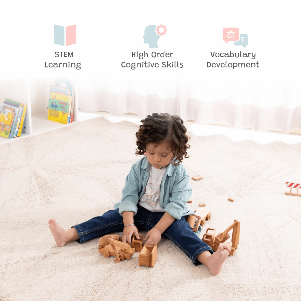 Jugo Play Magnetic Build-It Construction Vehicles