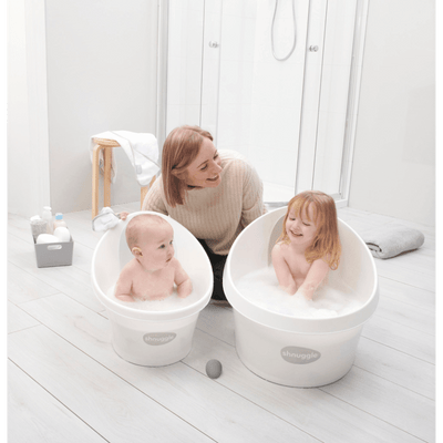 Toddler Bath White/Grey