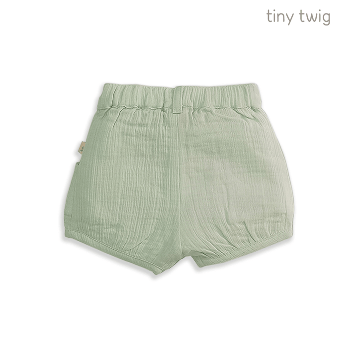 Tiny Twig Girls Shorts Ocean Green