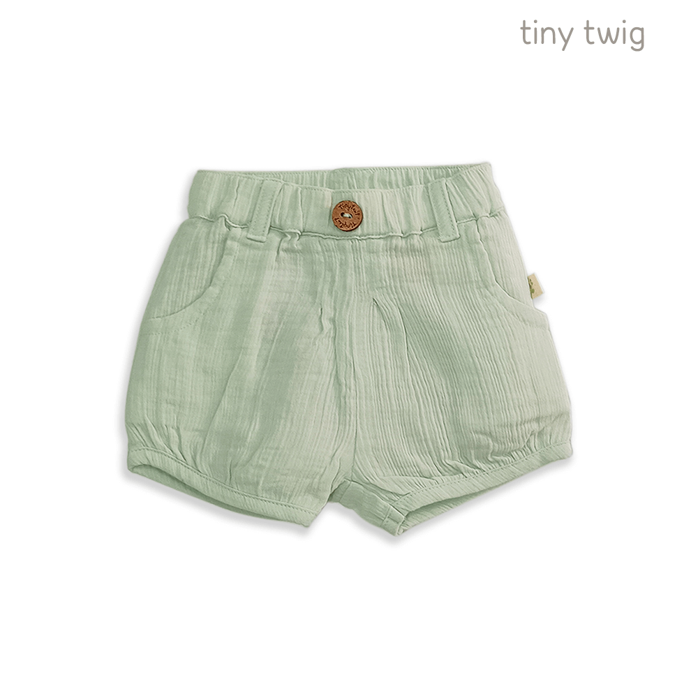 Tiny Twig Girls Shorts Ocean Green