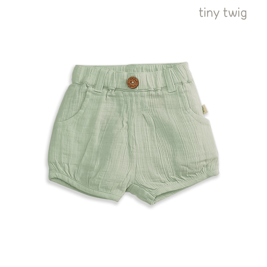 Tiny Twig Girls Shorts Ocean Green