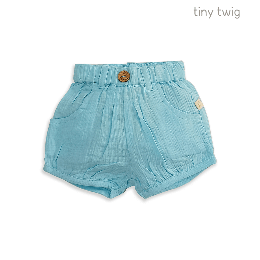 Tiny Twig Girls Shorts Soft Blue