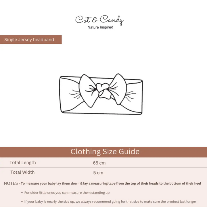Cot &amp; Candy Baby Organic Muslin Swaddle and Headband Set For 0 to 6 Months