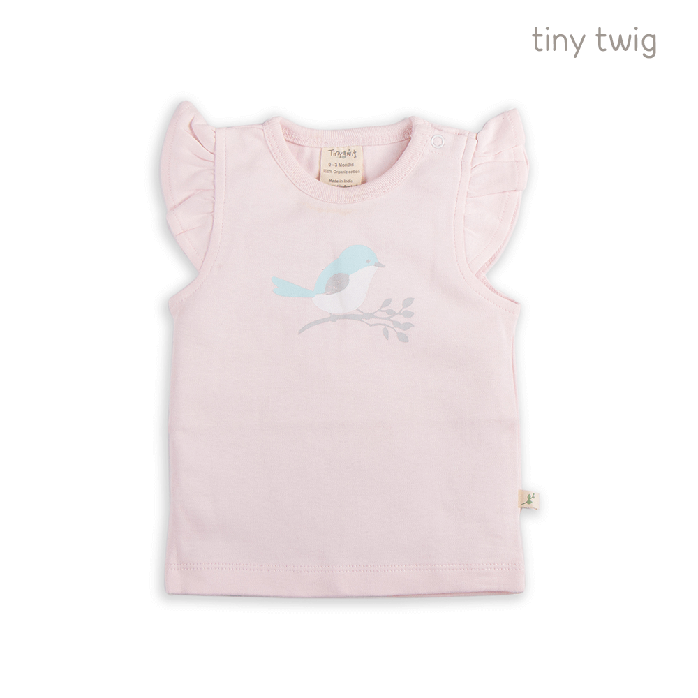 Tiny Twig Singlet Set Love Birds