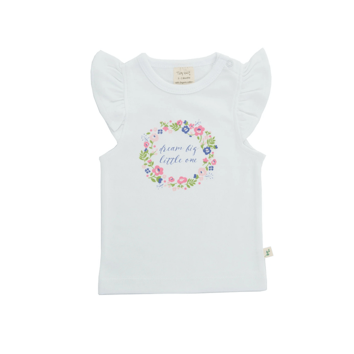 Tiny Twig Singlet Set Summer Flowers