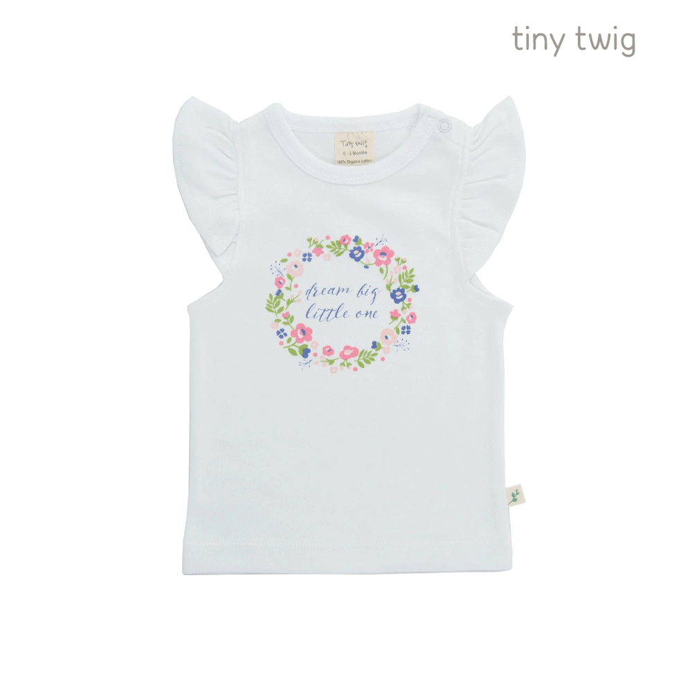 Tiny Twig Singlet Set Summer Flowers