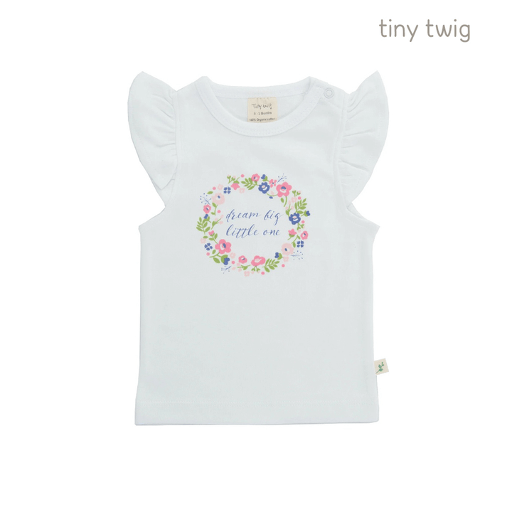 Tiny Twig Singlet Set Summer Flowers