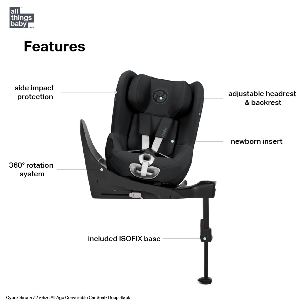 Cybex Sirona Z2 i-Size All Age Convertible Car Seat