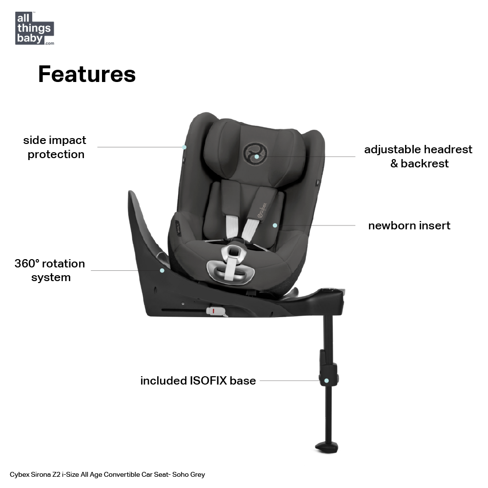 Cybex Sirona Z2 i-Size All Age Convertible Car Seat