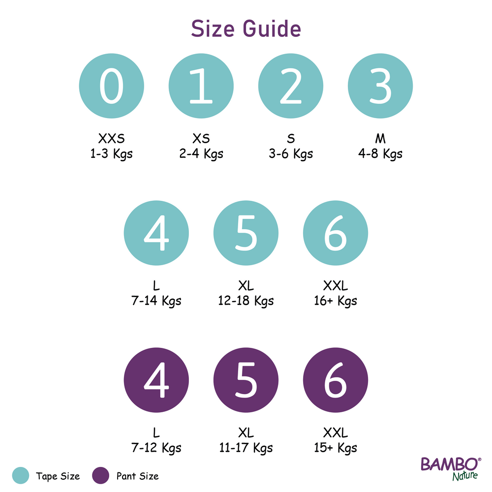 Bambo Nature Tape Style Diaper Sample