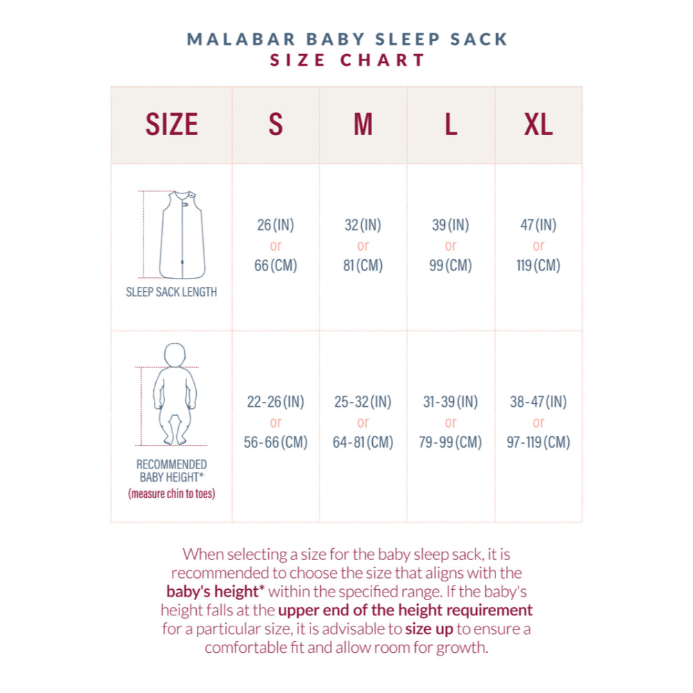 Malabar Baby Fort Blue Wearable Baby Sleep Sack - 2.2 TOG