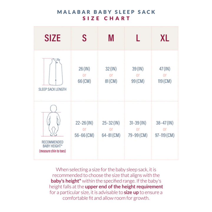 Malabar Baby Fort Blue Wearable Baby Sleep Sack - 2.2 TOG