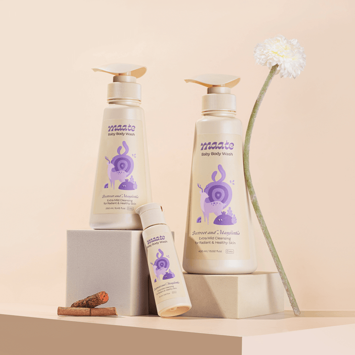 Maate Baby Daily Cleansing Baby Body Wash &amp; Baby Shampoo - 50 ml