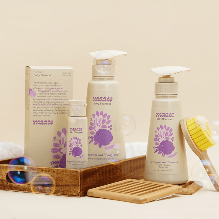 Maate Baby Daily Cleansing Baby Body Wash &amp; Baby Shampoo - 50 ml