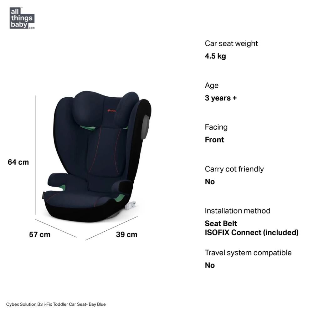 cybex b-fix Cybex Solution B3 i-Fix Toddler Highback Booster Car Seat with Adjusta – AllThingsBaby.com