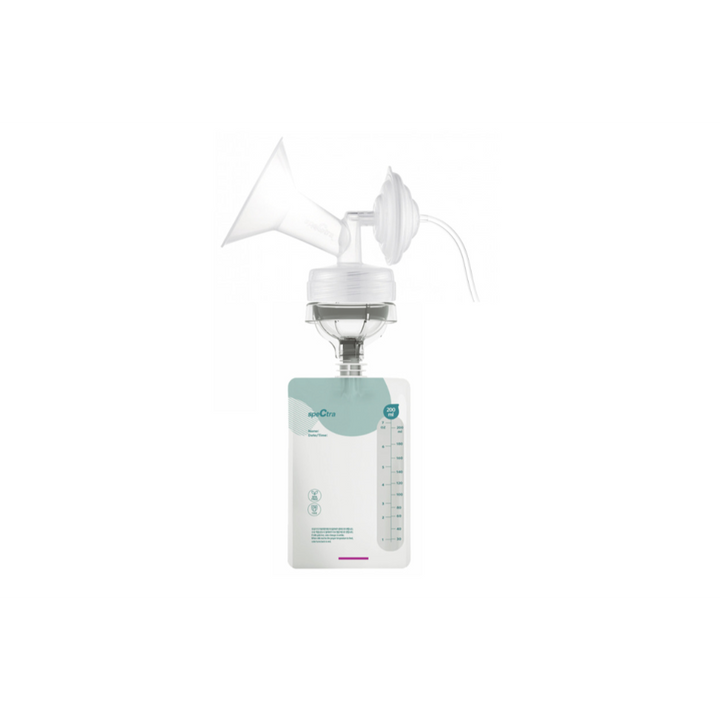 Spectra Easy Milk Storage Bags with Connector, 200 ml - 10 pcs