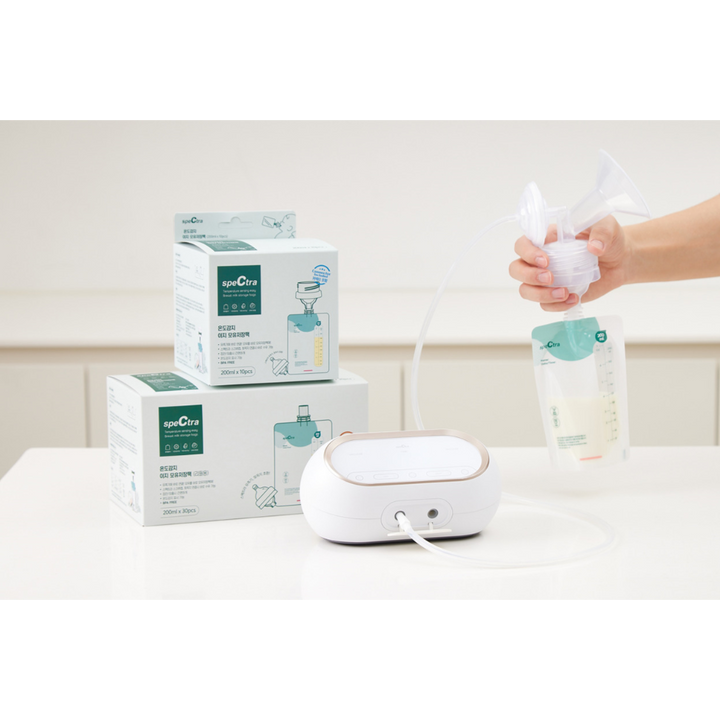 Spectra Easy Milk Storage Bags with Connector, 200 ml - 10 pcs