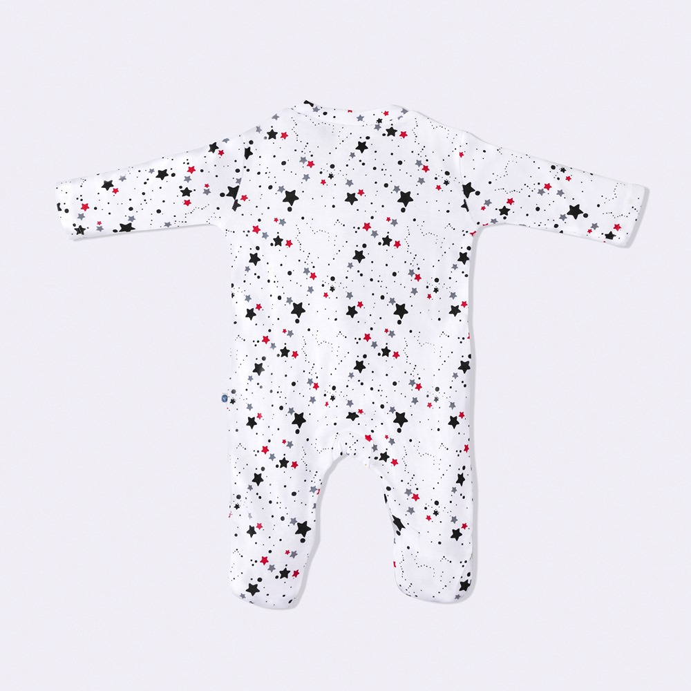 Cotton Bug Pyjama Romper - Stars
