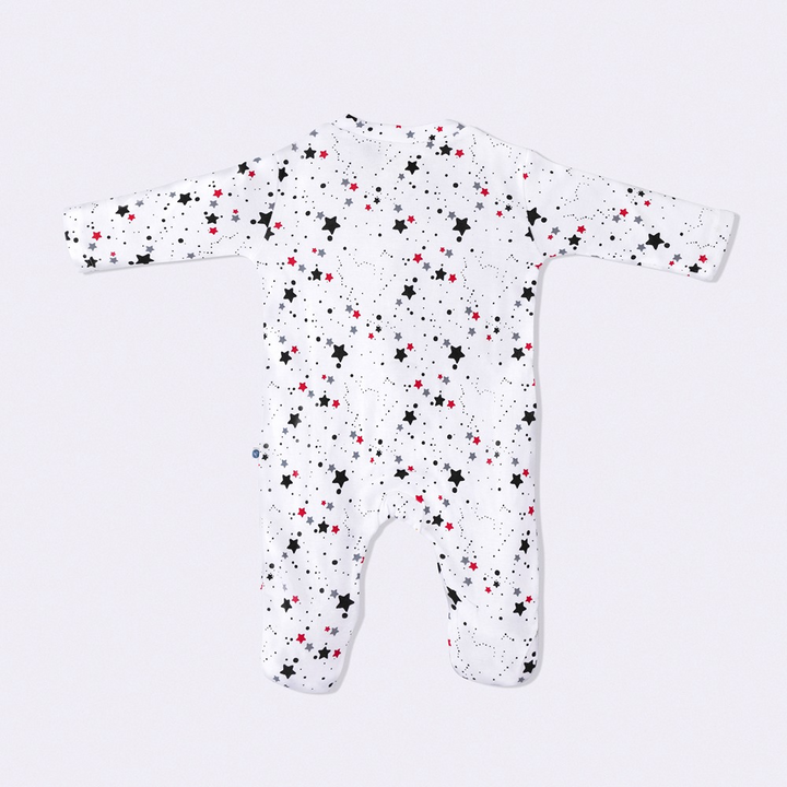 Cotton Bug Pyjama Romper - Stars