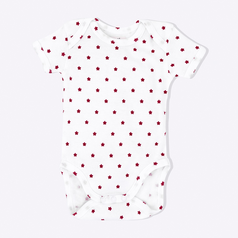 Cotton Bug Half Sleeves Romper Set of 3 - Stars