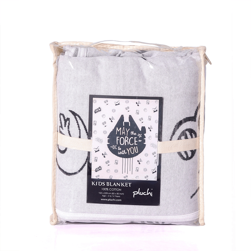 Pluchi Cotton Knitted Single Bed AC Blanket For Kids
