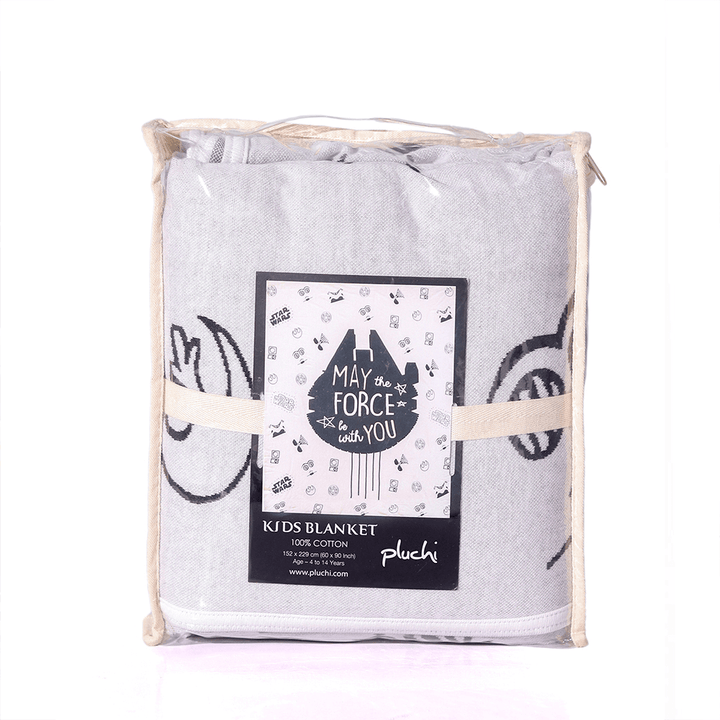 Pluchi Cotton Knitted Single Bed AC Blanket For Kids